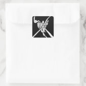 Dr. Fate Magic Kontur Quadratischer Aufkleber (Tasche)