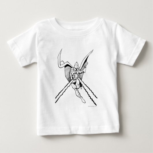 Dr. Fate Magic Outline Baby T-shirt (Vorderseite)