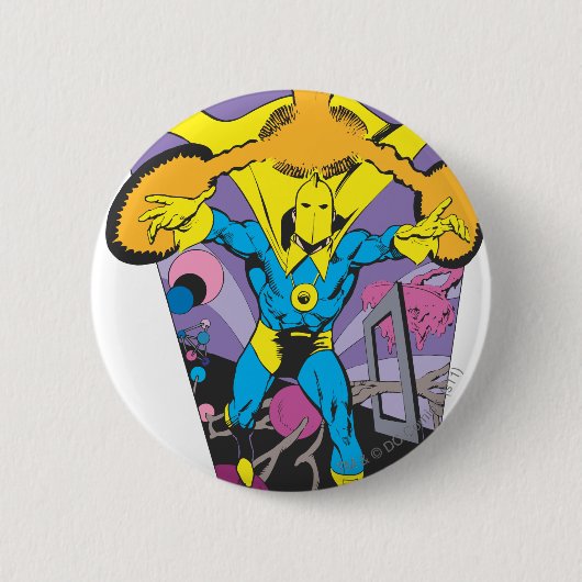 Dr. Fate manipuliert Magie Button (Vorderseite)