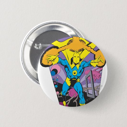 Dr. Fate manipuliert Magie Button (Vorne & Hinten)