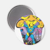 Dr. Fate manipuliert Magie Magnet (Vorderseite/Rückseite)