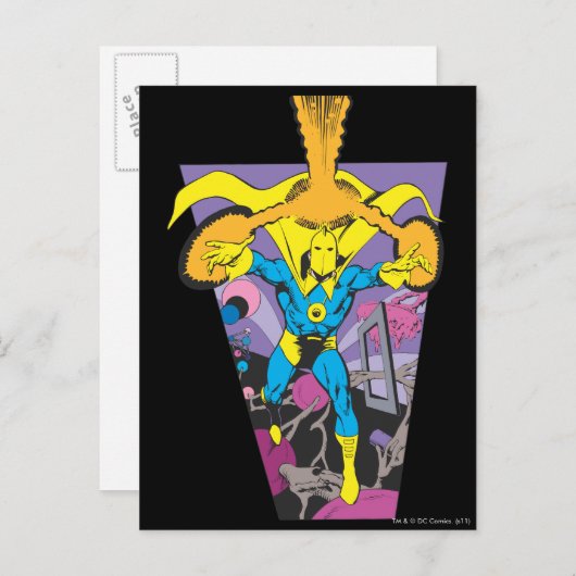 Dr. Fate manipuliert Magie Postkarte (Vorne/Hinten)