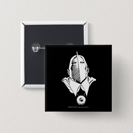 Dr. Fate Mask Kontur Button (Vorne & Hinten)