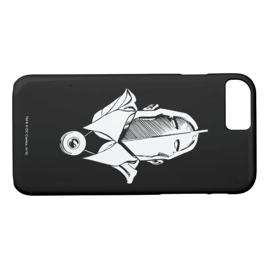 Dr. Fate Mask Kontur Case-Mate iPhone Hülle (Rückseite (Horizontal))