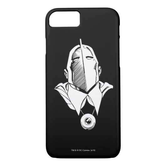 Dr. Fate Mask Kontur Case-Mate iPhone Hülle (Rückseite)