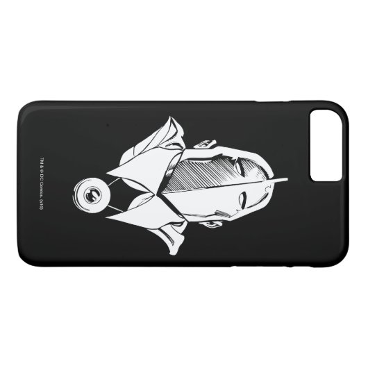 Dr. Fate Mask Kontur Case-Mate iPhone Hülle (Rückseite (Horizontal))