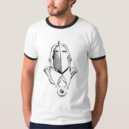 Dr. Fate Mask Kontur T-Shirt (Vorderseite)