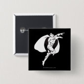 Dr. Fate Schwebende Umrisse Button (Vorne & Hinten)