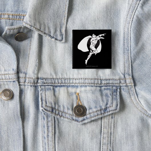 Dr. Fate Soaring Kontur Button (Beispiel)