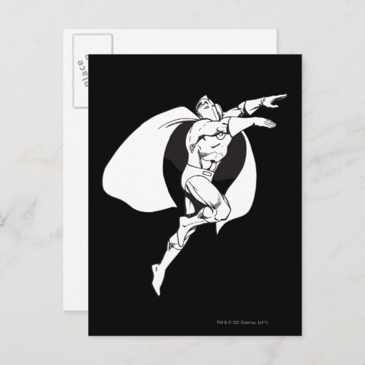 Dr. Fate Soaring Kontur Postkarte (Vorne/Hinten)