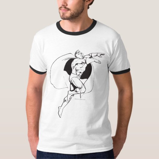 Dr. Fate Soaring Kontur T-Shirt (Vorderseite)
