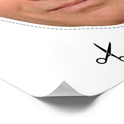 DR FAUCI Halloween Mask Poster (Ecke)