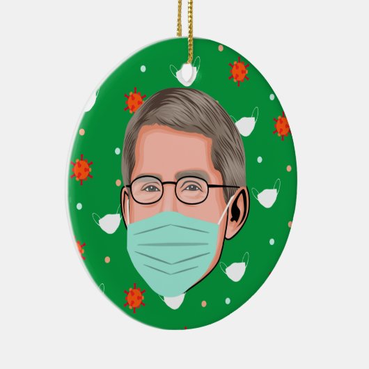 Dr. Fauci Keramik Ornament (Rechts)