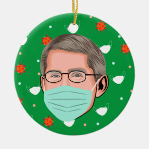 Dr. Fauci Keramik Ornament
