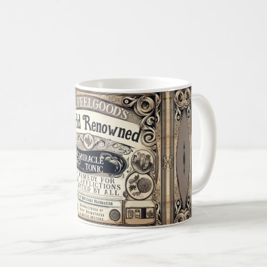 Dr. FeelGood's Miracle Elixir Kaffeetasse (VorderseiteRechts)
