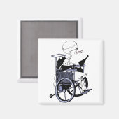 Dr Finkelstein Mad Scientist Baby Magnet (Vorderseite/Rückseite)