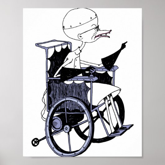 Dr Finkelstein Mad Scientist Baby Poster (Vorne)