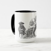 Dr. Freud gab ein Porträt zu Auguste Rodin in Tasse (Vorderseite Links)