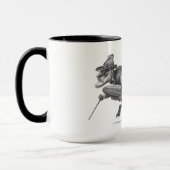 Dr. Frroid, der ein Modell des Zeppelins stiehlt Tasse (Links)