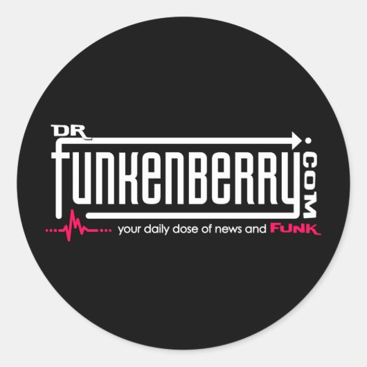 Dr. Funkenberry Round Sticker (Vorderseite)