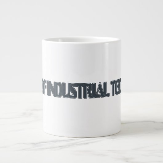 DR für industrielle Technologie Jumbo-Tasse (Vorderseite)
