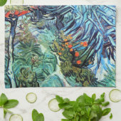 Dr. Gachet's Garden, Auvers von Vincent van Gogh Geschirrtuch (Gefaltet)