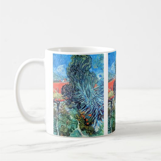 Dr. Gachet's Garden, Auvers von Vincent van Gogh Kaffeetasse (Links)