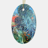 Dr. Gachet's Garden, Auvers von Vincent van Gogh Keramik Ornament (Links)