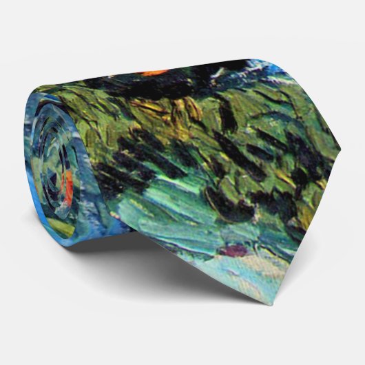 Dr. Gachet's Garden, Auvers von Vincent van Gogh Krawatte (Gerollt)