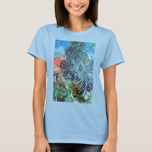 Dr. Gachet's Garden, Auvers von Vincent van Gogh T-Shirt (Vorderseite)