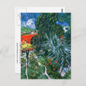 Dr. Gachet's Garden, Vincent van Gogh Postkarte (Vorne/Hinten)