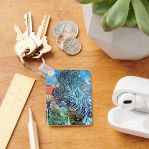 Dr. Gachets Garten, Auvers von Vincent van Gogh Schlüsselanhänger