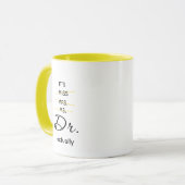 Dr. gelb tasse (Vorderseite Links)