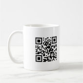 Dr. Gina Yoga Girl Tasse mit Code des Büros QR (Links)