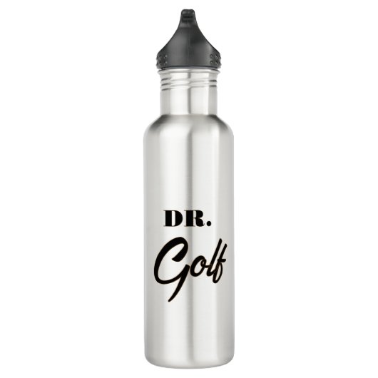 Dr. Golf Funny Design für Golfliebhaber Edelstahlflasche (Rechts)