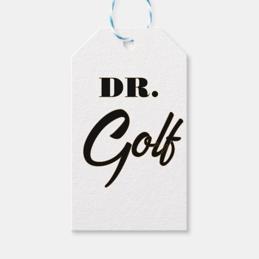 Dr. Golf Funny Design für Golfliebhaber Geschenkanhänger (Vorderseite)