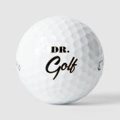 Dr. Golf Funny Design für Golfliebhaber Golfball (Vorderseite)