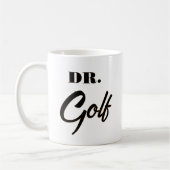Dr. Golf Funny Design für Golfliebhaber Kaffeetasse (Links)