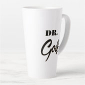 Dr. Golf Funny Design für Golfliebhaber Milchtasse (Rechte Ecke)