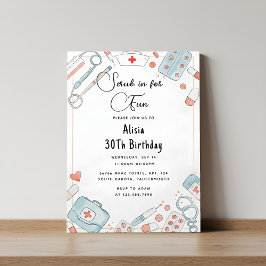Dr. Heart Registered Nurse Rn 30. Geburtstag Einladung