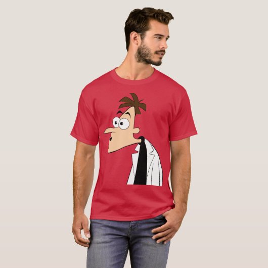 Dr Heinz Doofenshmirtz retro T-Shirt (Vorne ganz)