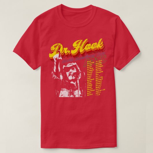 Dr. Hook North American Tour T-Shirt (Design vorne)