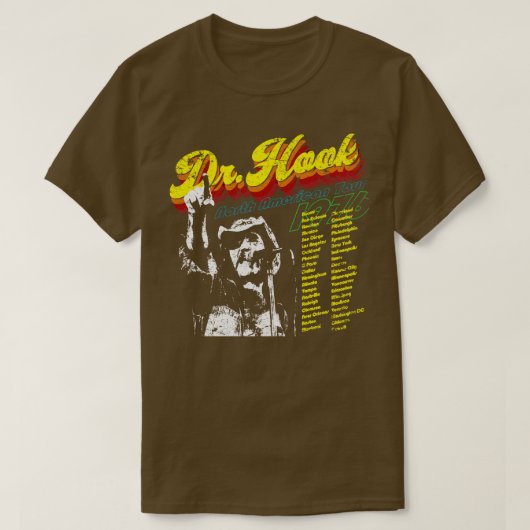 Dr. Hook North American Tour T-Shirt (Design vorne)