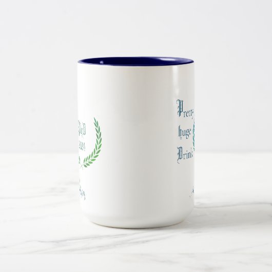 Dr. Hübsche große Drink Abschluss Geschenk Tasse (Mittel)