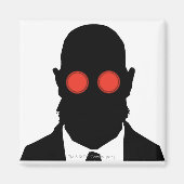 Dr. Hugo Strange Silo Magnet (Vorne)