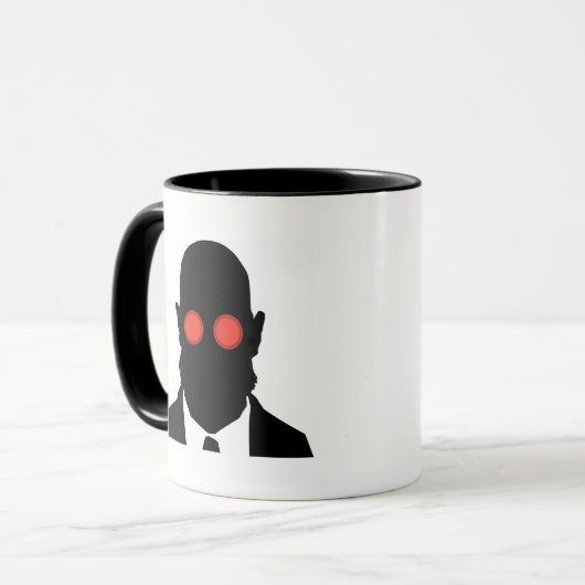 Dr. Hugo Strange Silo Tasse (Vorderseite Links)