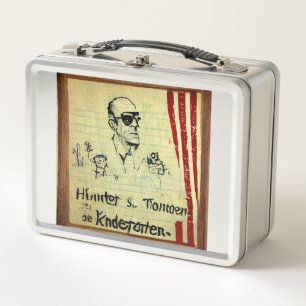 Dr. Hunter S. Thompson Kindergarten Metall Brotdose