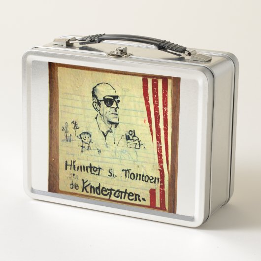 Dr. Hunter S. Thompson Kindergarten Metall Brotdose (Vorderseite)
