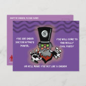 DR HYPNO-PARTY EINLADUNG von Jetpackcorps Postkarte (Vorne/Hinten)