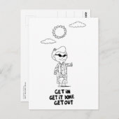 Dr. Ida Rolf - Get in Get it done Get outPostcard Postkarte (Vorne/Hinten)